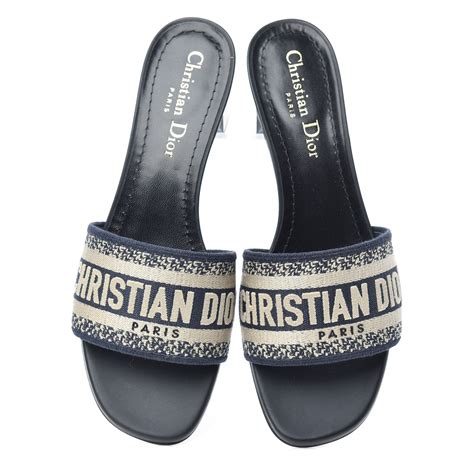 dior dway slide's blue|christian Dior sandals outfit.